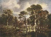 Jacob van Ruisdael The Hunt oil painting